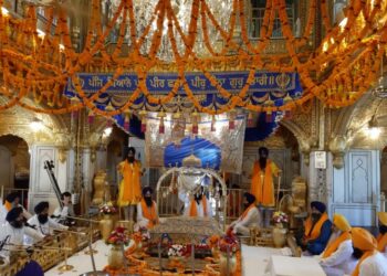 ਹਰਿਮੰਦਰ ਸਾਹਿਬ ’ਚ ਛੇਵੀਂ ਪਾਤਸ਼ਾਹੀ ਦਾ ਗੁਰਤਾ ਗੱਦੀ ਦਿਵਸ ਮਨਾਇਆ