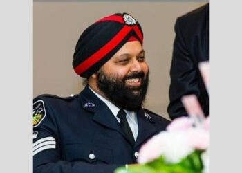 ਕੈਨੇਡਾ ਦੀ ਪੁਲਿਸ ਵਿਚ ਦਸਤਾਰੀ ਸਿੱਖ ਨੇ ਮਾਰੀਆਂ ਮੱਲਾਂ