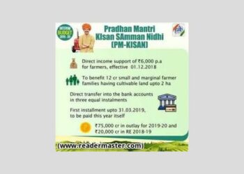 ਕੇਂਦਰੀ ਯੋਜਨਾ ਤਹਿਤ ਛੋਟੇ ਕਿਸਾਨ ਪਰਿਵਾਰ ਨੂੰ ਮਿਲੇਗੀ 6000 ਰੁਪਏ ਸਲਾਨਾ ਰਾਸ਼ੀ
