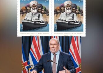 ਕੈਨੇਡਾ: ਜੌਹਨ ਹੌਰਗਨ ਵੱਲੋਂ ਕਾਮਾਗਾਟਾਮਾਰੂ ਦੁਖਾਂਤ ਦੀ ਵਰ੍ਹੇਗੰਢ ‘ਤੇ ਨਸਲਵਾਦ ਦੀ ਨਿੰਦਿਆ