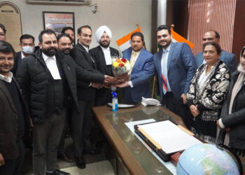 ਪੰਜਾਬ ਅਤੇ ਹਰਿਆਣਾ ਬਾਰ ਐਸੋਸੀਏਸ਼ਨ ਨੇ ਓ.ਪੀ ਸੋਨੀ ਦਾ ਸਨਮਾਨ ਕੀਤਾ