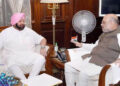 ਕੈਪਟਨ ਅਮਰਿੰਦਰ ਸਿੰਘ ਵੱਲੋਂ ਅਮਿਤ ਸ਼ਾਹ ਨਾਲ ਮੁਲਾਕਾਤ