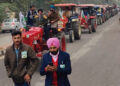 ਖੇਤੀ ਕਾਨੂੰਨਾ ਖਿਲਾਫ ਕਿਸਾਨਾਂ ਫਿਰੋਜ਼ਪੁਰ ਚ ਕੱਢਿਆ ਟਰੈਕਟਰ ਮਾਰਚ