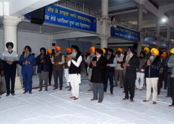 ਗੁਰਦੁਆਰਾ ਸ੍ਰੀ ਮੰਜੀ ਸਾਹਿਬ ਦੀਵਾਨ ਹਾਲ ਵਿਖੇ ਬੀਬੀ ਭਾਨੀ ਜੀ ਦਾ ਜਨਮ ਦਿਹਾੜਾ ਮਨਾਇਆ