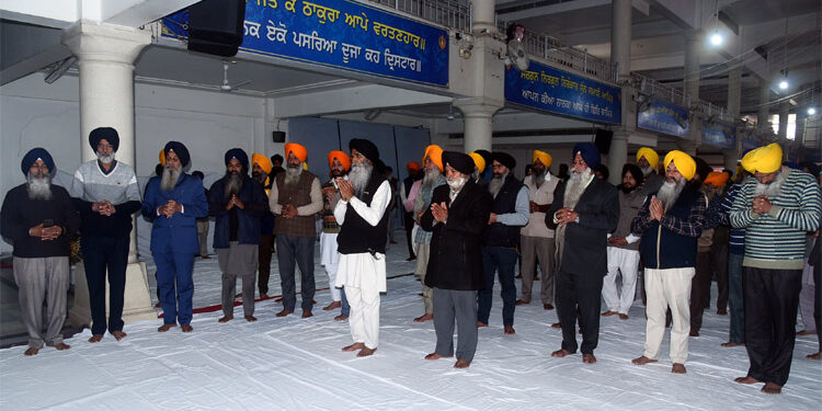 ਗੁਰਦੁਆਰਾ ਸ੍ਰੀ ਮੰਜੀ ਸਾਹਿਬ ਦੀਵਾਨ ਹਾਲ ਵਿਖੇ ਬੀਬੀ ਭਾਨੀ ਜੀ ਦਾ ਜਨਮ ਦਿਹਾੜਾ ਮਨਾਇਆ