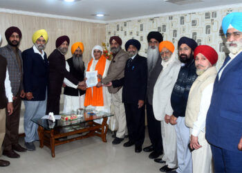 ਰਾਮਗੜ੍ਹੀਆ ਫੈਡਰੇਸ਼ਨ ਦੇ ਨੁਮਾਇੰਦਿਆਂ ਨੇ ਬੀਬੀ ਜਗੀਰ ਕੌਰ ਨਾਲ ਕੀਤੀ ਮੁਲਾਕਾਤ