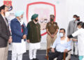 ਮੁੱਖ ਮੰਤਰੀ ਕੈਪਟਨ ਅਮਰਿੰਦਰ ਸਿੰਘ ਵਲੋਂ ਪੰਜਾਬ ਪੁਲਿਸ ਦੇ ਕਰਮਚਾਰੀਆਂ ਲਈ ਕੋਵਿਡ-19 ਟੀਕਾਕਰਣ ਮੁਹਿੰਮ ਦੀ ਸ਼ੁਰੂਆਤ
