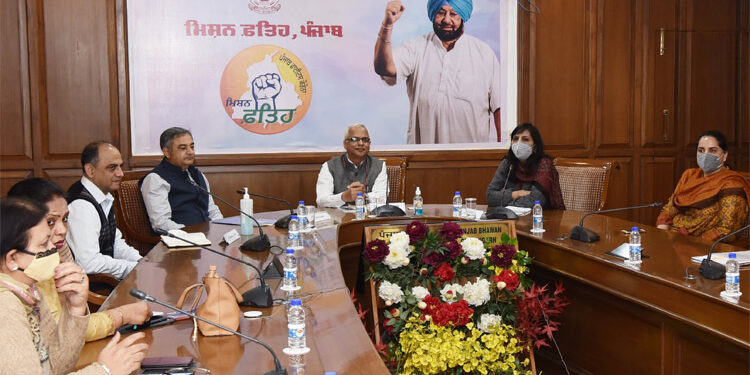 ਪੰਜਾਬ ਦੇ ਅਫ਼ਸਰਾਂ ਨੇ ਕੇਂਦਰੀ ਪੰਚਾਇਤੀ ਰਾਜ ਮੰਤਰਾਲੇ ਦੇ ਅਧਿਕਾਰੀਆਂ ਨੂੰ ਮਿਸ਼ਨ ਲਾਲ ਲਕੀਰ ਬਾਰੇ ਜਾਣੂ ਕਰਵਾਇਆ