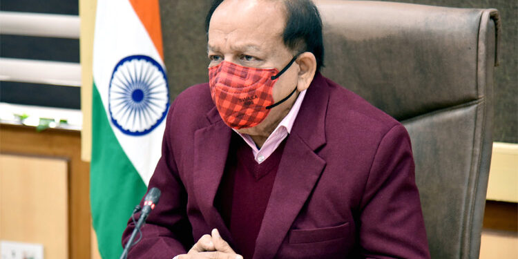 ਮੁਲਕ ਕੋਵਿਡ-19 ਦੇ ਖ਼ਾਤਮੇ ਵੱਲ ਵੱਧ ਰਿਹੈ: ਹਰਸ਼ ਵਰਧਨ