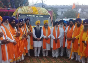 400 ਸਾਲਾ ਪ੍ਰਕਾਸ਼ ਪੁਰਬ ਨੂੰ ਸਮਰਪਿਤ ਨਗਰ ਕੀਰਤਨ ਦੂਸਰੇ ਦਿਨ ਗੁਰਦੁਆਰਾ ਗੁਰੂ ਕਾ ਬਾਗ ਤੋਂ ਅੱਗੇ ਰਵਾਨਾ