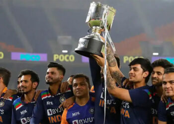 ਭਾਰਤ ਨੇ ਇੰਗਲੈਂਡ ਨੂੰ 36 ਦੌੜਾਂ ਨਾਲ ਹਰਾ ਕੇ ਲੜੀ 3-2 ਨਾਲ ਜਿੱਤੀ