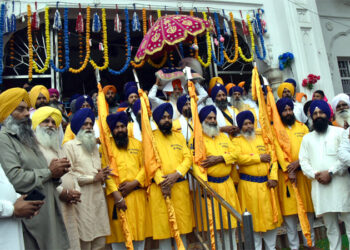 400 ਸਾਲਾ ਪ੍ਰਕਾਸ਼ ਪੁਰਬ ਨੂੰ ਸਮਰਪਿਤ ਨਗਰ ਕੀਰਤਨ ਤੀਸਰੇ ਦਿਨ ਬਾਬਾ ਬਕਾਲਾ ਸਾਹਿਬ ਤੋਂ ਅਗਲੇ ਪੜਾਅ ਲਈ ਰਵਾਨਾ