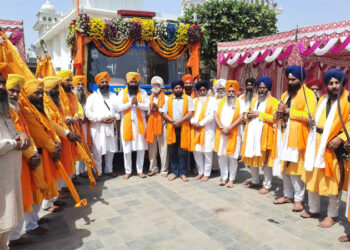 ਨੌਵੇਂ ਪਾਤਸ਼ਾਹ ਜੀ ਦੇ 400 ਸਾਲਾ ਪ੍ਰਕਾਸ਼ ਪੁਰਬ ਨੂੰ ਸਮਰਪਿਤ ਨਗਰ ਕੀਰਤਨ ਜੈਕਾਰਿਆਂ ਦੀ ਗੂੰਜ ’ਚ ਸੋਨੀਪਤ ਤੋਂ ਅਗਲੇ ਪੜਾਅ ਲਈ ਰਵਾਨਾ