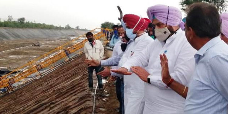ਸਰਕਾਰੀਆ ਨੇ ਰਾਜਸਥਾਨ ਫੀਡਰ ਪ੍ਰੋਜੈਕਟ ਰੀਲਾਇਨਿੰਗ ਦੇ ਕੰਮ ਦਾ ਲਿਆ ਜਾਇਜਾ