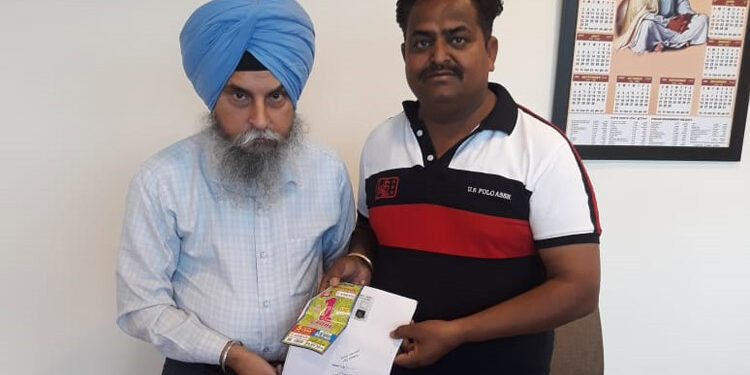 ਰਾਜਪੁਰਾ ਦੇ ਵਿਅਕਤੀ ਨੂੰ 100 ਰੁਪਏ ਦੀ ਟਿਕਟ ’ਤੇ ਨਿਕਲਿਆ 1 ਕਰੋੜ ਦਾ ਇਨਾਮ