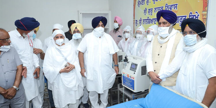 ਸ਼੍ਰੋਮਣੀ ਕਮੇਟੀ ਵੱਲੋਂ ਗੁਰਦੁਆਰਾ ਸ੍ਰੀ ਨਾਨਕਿਆਣਾ ਸਾਹਿਬ ਸੰਗਰੂਰ ਵਿਖੇ ਪੰਜਵਾਂ ਕੋਰੋਨਾ ਕੇਅਰ ਕੇਂਦਰ ਸਥਾਪਤ