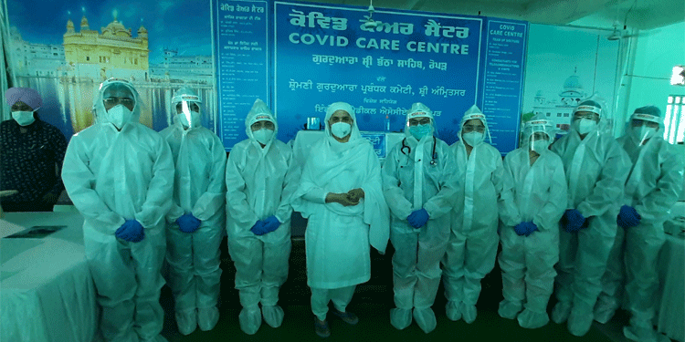 ਗੁਰਦੁਆਰਾ ਸ੍ਰੀ ਭੱਠਾ ਸਾਹਿਬ ਰੋਪੜ ਵਿਖੇ ਸ਼੍ਰੋਮਣੀ ਕਮੇਟੀ ਵੱਲੋਂ ਸੱਤਵਾਂ ਕੋਰੋਨਾ ਕੇਅਰ ਕੇਂਦਰ ਸਥਾਪਿਤ