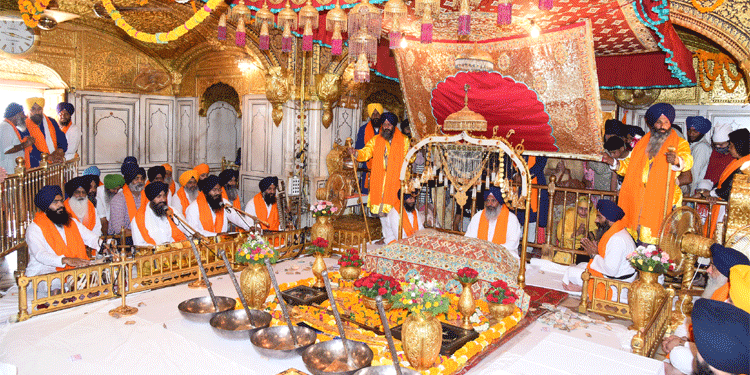 ਸ੍ਰੀ ਅਕਾਲ ਤਖ਼ਤ ਸਾਹਿਬ ਵਿਖੇ ਮਨਾਇਆ ਸ੍ਰੀ ਗੁਰੂ ਹਰਿਗੋਬਿੰਦ ਸਾਹਿਬ ਦਾ ਗੁਰਗੱਦੀ ਦਿਵਸ