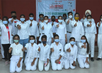 ਆਰੀਅਨਜ਼ ਵਿਖੇ ਮੁਫਤ ਕੋਵਿਡ ਟੀਕਾਕਰਨ ਕੈਂਪ ਆਯੋਜਿਤ