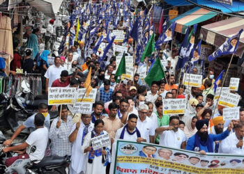 ਕਿਸਾਨ ਮੰਗਾਂ ਦੇ ਹੱਲ ਲਈ ਭਾਜਪਾ ਨੂੰ ਕੁੰਭਕਰਨੀ ਨੀਂਦ ਤੋਂ ਜਗਾਉਣ ਲਈ ਬਸਪਾ ਦਾ ਹਾਥੀ ਸੜਕ ਤੇ ਉਤਰਿਆ – ਜਸਵੀਰ ਸਿੰਘ ਗੜ੍ਹੀ