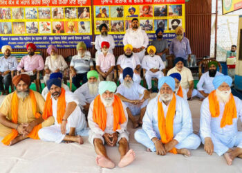 ਸੰਯੁਕਤ ਕਿਸਾਨ ਮੋਰਚੇ ਦੇ ਸਮਰਥਨ ਵਿੱਚ ਚਲ ਰਹੀ ਲੜੀਵਾਰ ਭੁੱਖ ਹੜਤਾਲ 102ਵੇਂ ਦਿਨ ਵਿੱਚ ਦਾਖਿਲ