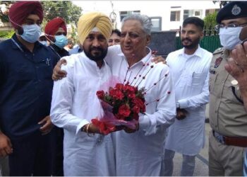 ਮੁੱਖ ਮੰਤਰੀ ਚੰਨੀ ਅਚਾਨਕ ਸਪੀਕਰ ਰਾਣਾ ਦੀ ਰਿਹਾਇਸ਼ `ਤੇ ਪਹੁੰਚੇ