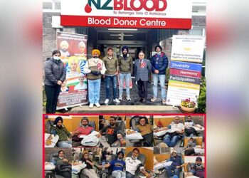 ਨਿਊਜ਼ੀਲੈਂਡ: 6ਵੇਂ ਦੋ ਦਿਨਾਂ ਖੂਨ ਦਾਨ ਕੈਂਪ ‘ਚ ਦਰਜਨਾਂ ਖੂਨ ਦਾਨੀਆਂ ਨੇ ਖੂਨ ਦਾਨ ਕਰਕੇ ਵਧਾਇਆ ਮਾਣ