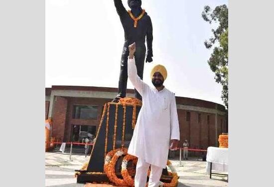 ਚੰਨੀ ਵੱਲੋਂ ਭਗਤ ਸਿੰਘ ਦੇ ਜਨਮ ਦਿਹਾੜੇ ’ਤੇ ਸ਼ਹੀਦ ਦੀ ਸੋਚ ’ਤੇ ਪਹਿਰਾ ਦੇਣ ਦਾ ਸੱਦਾ