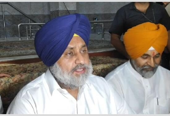 ਪ੍ਧਾਨ ਮੰਤਰੀ ਦੀ ਜ਼ਿੱਦ ਕਰਕੇ ਕਿਸਾਨਾਂ ਦਾ ਨੁਕਸਾਨ ਹੋ ਰਿਹਾ -ਸੁਖਬੀਰ ਬਾਦਲ