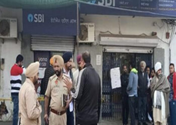 ਲੁਧਿਆਣਾ ਵਿੱਚ ਚੋਰਾਂ ਵੱਲੋਂ ਏ. ਟੀ. ਐੱਮ. ਵਿੱਚੋਂ 9 ਲੱਖ ਦੀ ਨਕਦੀ ਚੋਰੀ