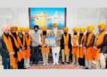 ਸ੍ਰੀ ਦਰਬਾਰ ਸਾਹਿਬ ਅੰਮ੍ਰਿਤਸਰ ਵਿਖੇ ਵਿਰਸਾ ਸੰਭਾਲ ਸਰਦਾਰੀ ਲਹਿਰ ਪੰਜਾਬ ਦੀ ਟੀਮ ਸਨਮਾਨਿਤ