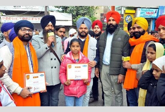 ਲਾਈਵ ਕੁਇਜ਼ ਪੋ੍ਰਗਰਾਮ ਦੌਰਾਨ 100 ਸਵਾਲਾਂ ਦਾ ਜਵਾਬ ਦੇਣ ਵਾਲੇ 100 ਜੇਤੂ ਸਨਮਾਨਿਤ