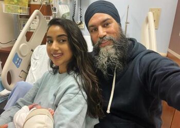 ਕਨੇਡਾ : ਐਨ ਡੀ ਪੀ ਪਾਰਟੀ ਦੇ ਆਗੂ ਜਗਮੀਤ ਸਿੰਘ ਧੀ ਦੇ ਬਾਪ ਬਣੇ