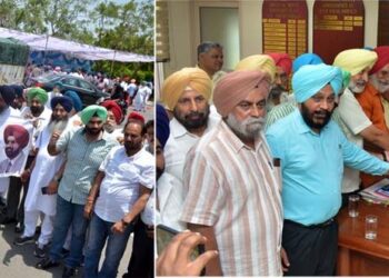 ਅਜੀਤ ਦੇ ਮੁੱਖ ਸੰਪਾਦਕ ਡਾ. ਬਰਜਿੰਦਰ ਸਿੰਘ ਹਮਦਰਦ ਦੇ ਹੱਕ ਵਿੱਚ ਸਮੂਹ ਸਿਆਸੀ ਪਾਰਟੀਆਂ ਵਲੋਂ ਡੀ ਸੀ ਦਫਤਰ ਦੇ ਬਾਹਰ ਧਰਨਾ ਪ੍ਰੈਸ ਦੀ ਆਜ਼ਾਦੀ ਤੇ ਕੀਤੇ ਜਾ ਰਹੇ ਹਮਲੇ ਖਿਲਾਫ ਵੱਖ ਵੱਖ ਸਿਆਸੀ, ਧਾਰਮਿਕ ਅਤੇ ਪੱਤਰਕਾਰ ਜਥੇਬੰਦੀਆਂ ਨੇ ਡਿਪਟੀ ਕਮਿਸ਼ਨਰ ਮੁਹਾਲੀ ਨੂੰ ਸੌਪਿਆ ਮੰਗ ਪੱਤਰ