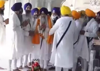 ਸ਼੍ਰੀ ਅਕਾਲ ਤਖ਼ਤ ਸਾਹਿਬ ਦੇ ਨਵੇਂ ਥਾਪੇ ਗਏ ਜਥੇਦਾਰ ਗਿਆਨੀ ਰਘਬੀਰ ਸਿੰਘ ਨੇ ਸੇਵਾ ਸੰਭਾਲੀ