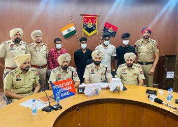 ਲੁੱਟ-ਖੋਹ, ਚੋਰੀ ਅਤੇ ਸਨੈਚਿੰਗ ਦੀਆਂ ਵਾਰਦਾਤਾਂ ਵਿੱਚ ਸ਼ਾਮਲ ਗੈਂਗ ਦੇ 4 ਮੈਂਬਰ ਕਾਬੂ