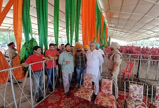 ਰਾਜੇਸ਼ ਬਾਘਾ ਨੇ ਅਮਿਤ ਸ਼ਾਹ ਦੀ 18 ਜੂਨ ਨੂੰ ਹੋਣ ਵਾਲੀ ਰੈਲੀ ਦੀਆਂ ਤਿਆਰੀਆਂ ਦਾ ਲਿਆ ਜਾਇਜ਼ਾ