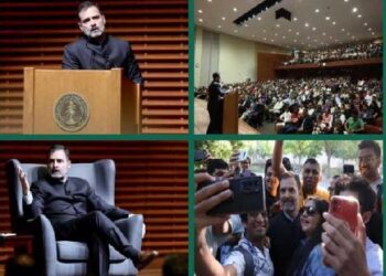 ਅਮਰੀਕਾ ‘ਚ ਰਾਹੁਲ ਨੇ ਫ਼ੋਨ ਚੁੱਕਿਆ ਤੇ ਕਿਹਾ- ਹੈਲੋ ਮੋਦੀ ਜੀ: ਕਿਹਾ- ਮੇਰਾ ਫ਼ੋਨ ਟੈਪ ਹੋ ਰਿਹਾ ਹੈ; ਮੈਂ ਨਹੀਂ ਸੋਚਿਆ ਸੀ ਕਿ ਮੈਂ ਸੰਸਦ ਮੈਂਬਰ ਨਹੀਂ ਰਹਾਂਗਾ