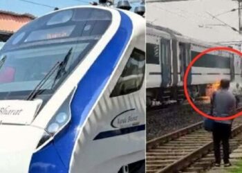 ਭੋਪਾਲ ਤੋਂ ਦਿੱਲੀ ਆ ਰਹੀ ਵੰਦੇ ਭਾਰਤ ਟਰੇਨ ਨੂੰ ਲੱਗੀ ਅੱਗ