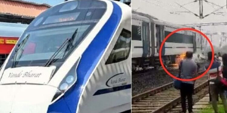 ਭੋਪਾਲ ਤੋਂ ਦਿੱਲੀ ਆ ਰਹੀ ਵੰਦੇ ਭਾਰਤ ਟਰੇਨ ਨੂੰ ਲੱਗੀ ਅੱਗ