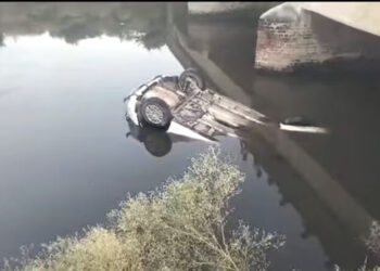 ਡਿਵਾਈਡਰ ਨਾਲ ਟਕਰਾਉਣ ਉਪਰੰਤ ਨਹਿਰ ਵਿਚ ਡਿੱਗੀ ਕਾਰ, 5 ਵਿਅਕਤੀਆਂ ਦੀ ਮੌਤ