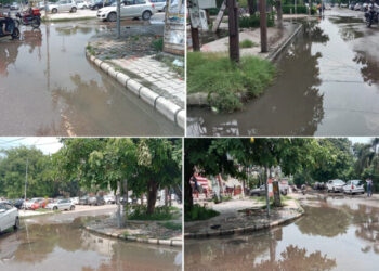 ਫੇ੭ 7 ਵਿੱਚ ਸੜਕ ਤੇ ਇੱਕਠੇ ਹੋਏ ਸੀਵਰੇਜ ਦੇ ਗੰਦੇ ਪਾਣੀ ਕਾਰਨ ਲੋਕ ਹੁੰਦੇ ਹਨ ਪਰੇ੪ਾਨ ਗੰਦੇ ਪਾਣੀ ਵਿੱਚੋਂ ਲੰਘ ਕੇ ਜਾਣ ਲਈ ਮਜਬੂਰ ਹਨ ਅਤਿਆਧੁਨਿਕ ੪ਹਿਰ ਦੇ ਵਸਨੀਕ