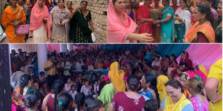 ਜੁਝਾਰ ਨਗਰ ਵਿਖੇ ਧੂਮਧਾਮ ਨਾਲ ਮਨਾਇਆ ਤੀਆਂ ਦਾ ਤਿਉਹਾਰ