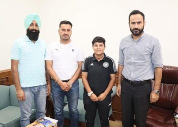 ਖੇਡ ਮੰਤਰੀ ਨੇ ਕਨਿਕਾ ਆਹੂਜਾ ਨੂੰ ਭਾਰਤੀ ਕ੍ਰਿਕਟ ਟੀਮ ਵਿੱਚ ਚੁਣੇ ਜਾਣ ਉਤੇ ਮੁਬਾਰਕਬਾਦ ਦਿੱਤੀ