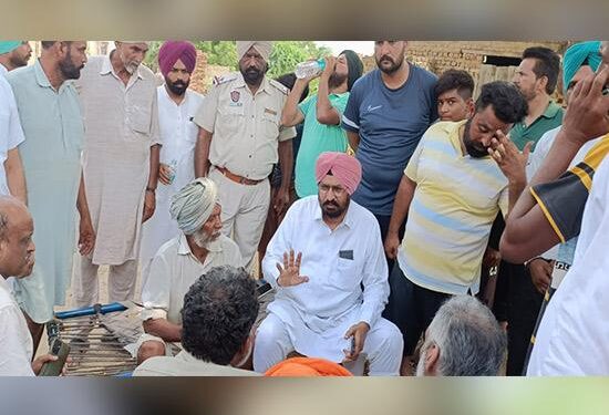 ਕੁਦਰਤੀ ਆਫਤ ਮੌਕੇ ਸਰਕਾਰ ਲੋਕਾਂ ਦੇ ਨਾਲ ਖੜ੍ਹੀ ਹੈ : ਬੁੱਧ ਰਾਮ