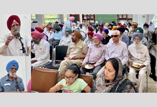 ਇੰਡੋ ਕਨੇਡੀਅਨ ਸੀਨੀਅਰ ਸੈਂਟਰ ਦੇ ਕਵੀ ਦਰਬਾਰ ‘ਚ ਕਵੀਆਂ ਨੇ ਖੂਬਸੂਰਤ ਮਾਹੌਲ ਸਿਰਜਿਆ