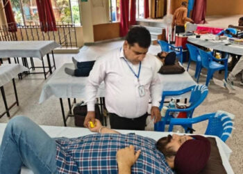 ਖੂਨਦਾਨ ਕੈਂਪ ਦਾ ਕੀਤਾ ਆਯੋਜਨ