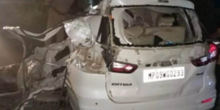 ਖੰਡਵਾ ਵਿੱਚ ਕਾਰ ਤੇ ਡੰਪਰ ਦੀ ਟੱਕਰ ਦੌਰਾਨ ਪੰਜ ਨੌਜਵਾਨਾਂ ਦੀ ਮੌਤ