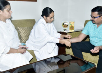 ਬ੍ਰਹਮਾ ਕੁਮਾਰੀਜ ਨੇ ਪੰਜਾਬ ਪੁਲੀਸ ਦੇ ਉੱਚ ਅਧਿਕਾਰੀਆਂ ਅਤੇ ਨਾਈਪਰ ਦੇ ਵਿਗਿਆਨੀਆਂ ਨੂੰ ਬੰਨ੍ਹੀ ਰੱਖੜੀ