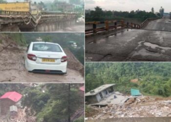 ਭਾਰੀ ਮੀਂਹ ਅਤੇ ਢਿਗਾਂ ਡਿੱਗਣ ਕਾਰਨ ਕਈ ਸੜਕਾਂ ਬੰਦ